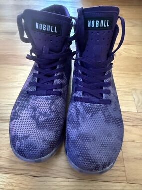 NOBULL Purple Tie-Dye High-Top Trainer